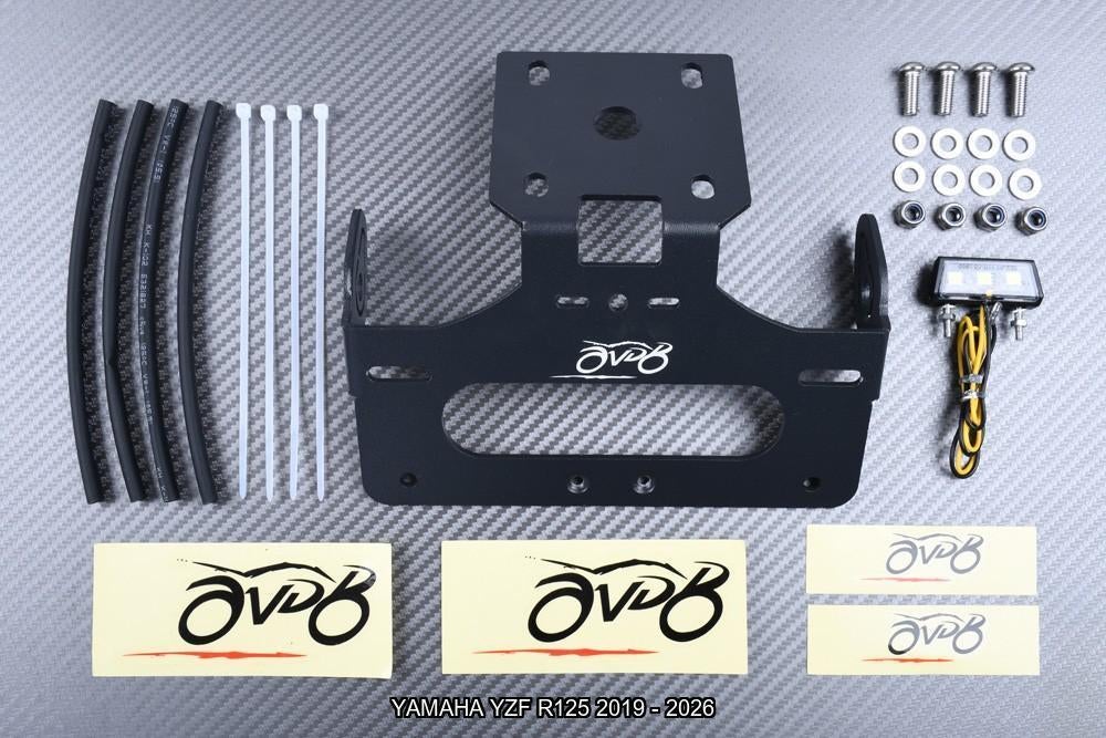 Support de plaque Court AVDB YAMAHA YZF R125 2019 - 2026, Enlèvement ou Envoi, Neuf