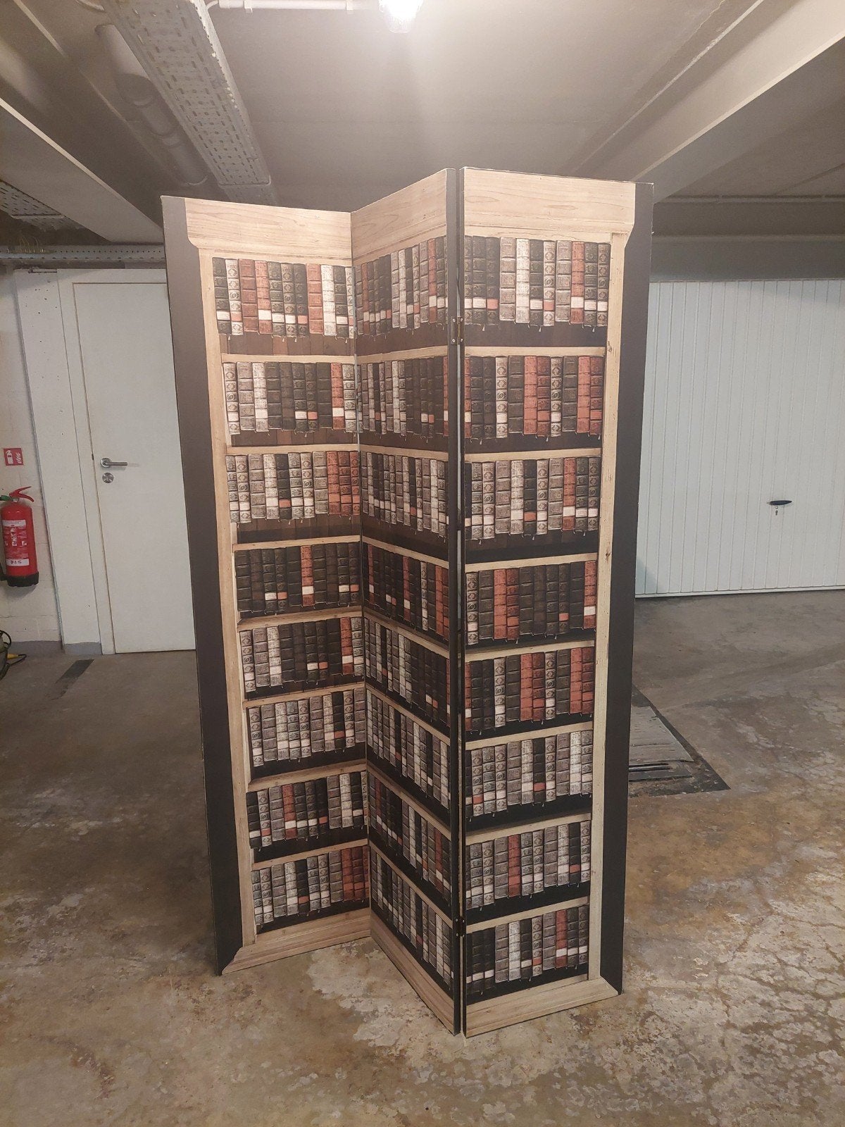 Paravent met boeken tekening, Maison & Meubles, Enlèvement