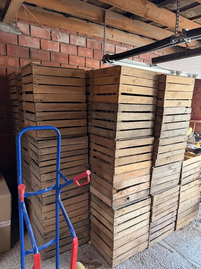 Fruitkisten B-Keuze partij (Staffelprijzen) Veilingkisten, Ophalen, Zo goed als nieuw