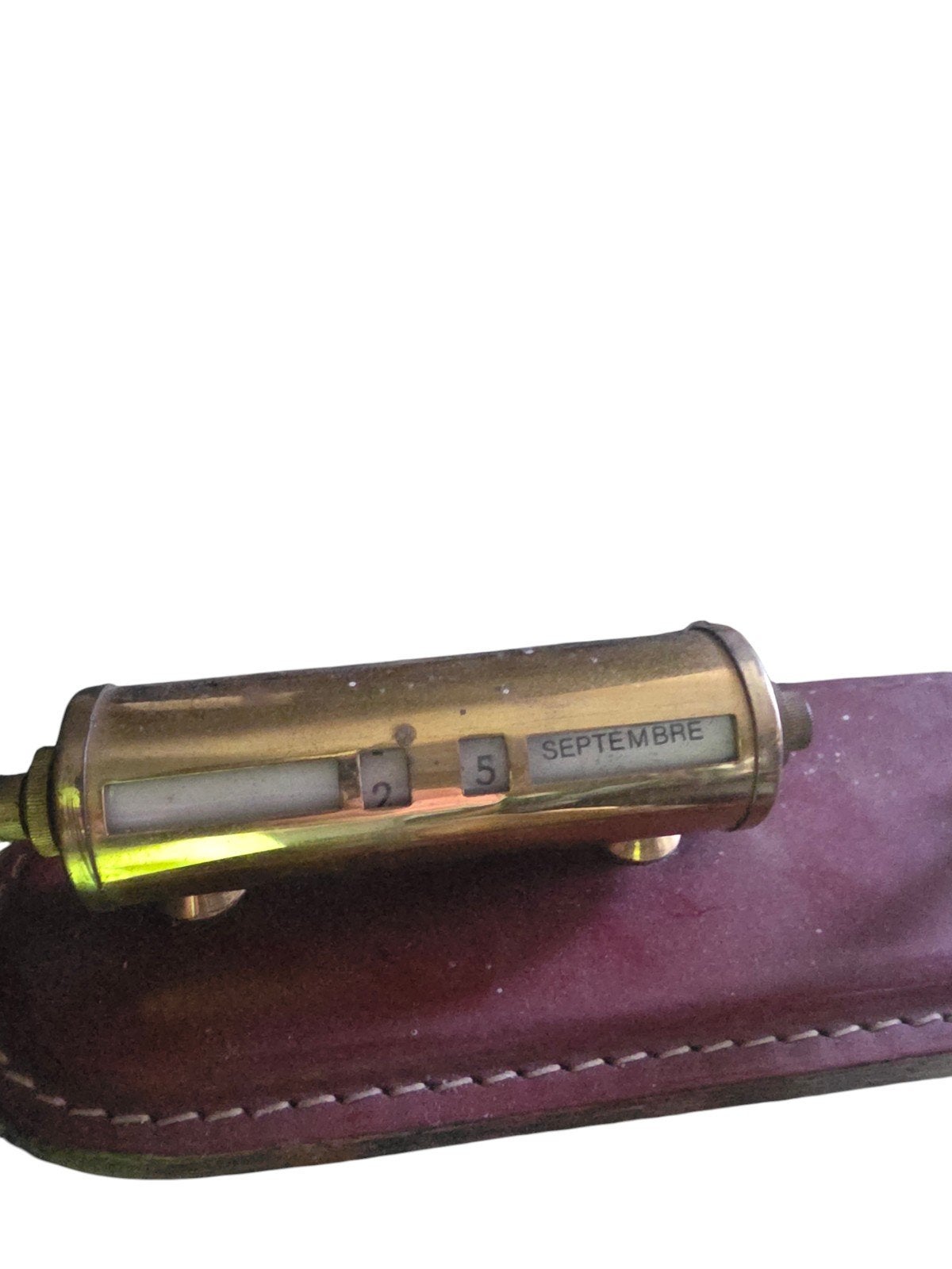 Calendrier perpétuel cylindrique (ou rouleau) avec support p, Collections, Stylos, Enlèvement ou Envoi, Stylo