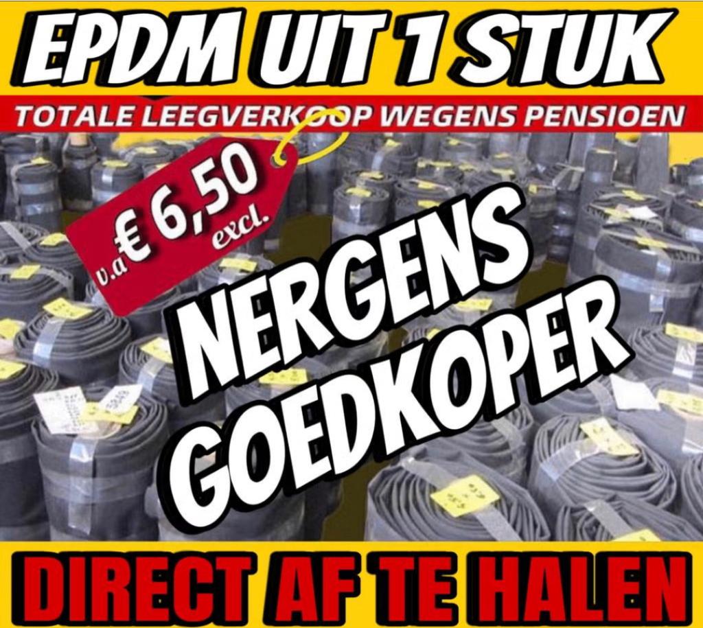 DAK- VIJVER- FOLIE SPOTGOEDKOOP 1mm v.a. € 6,50 m² excl. btw, Doe-het-zelf en Bouw, Ophalen, Overige materialen, Zwart, Nieuw