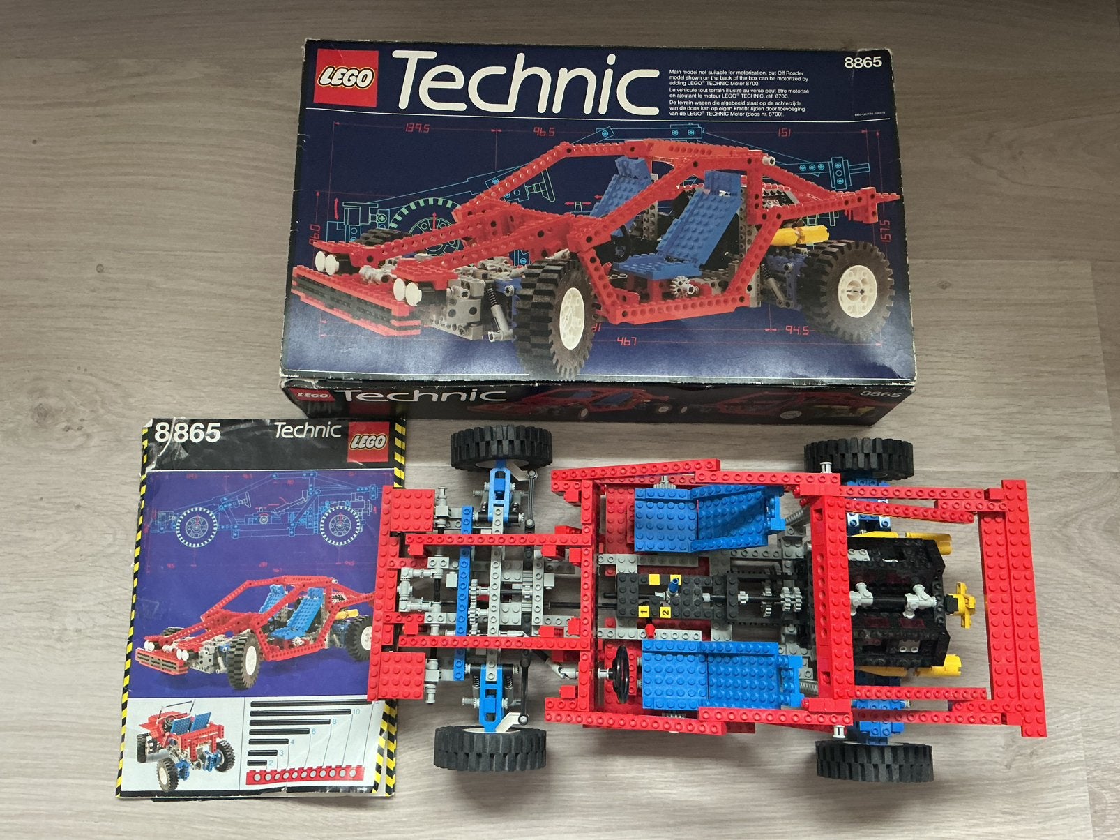 LEGO Technic 8865 Testauto, Ophalen, Lego, Zo goed als nieuw, Compleet