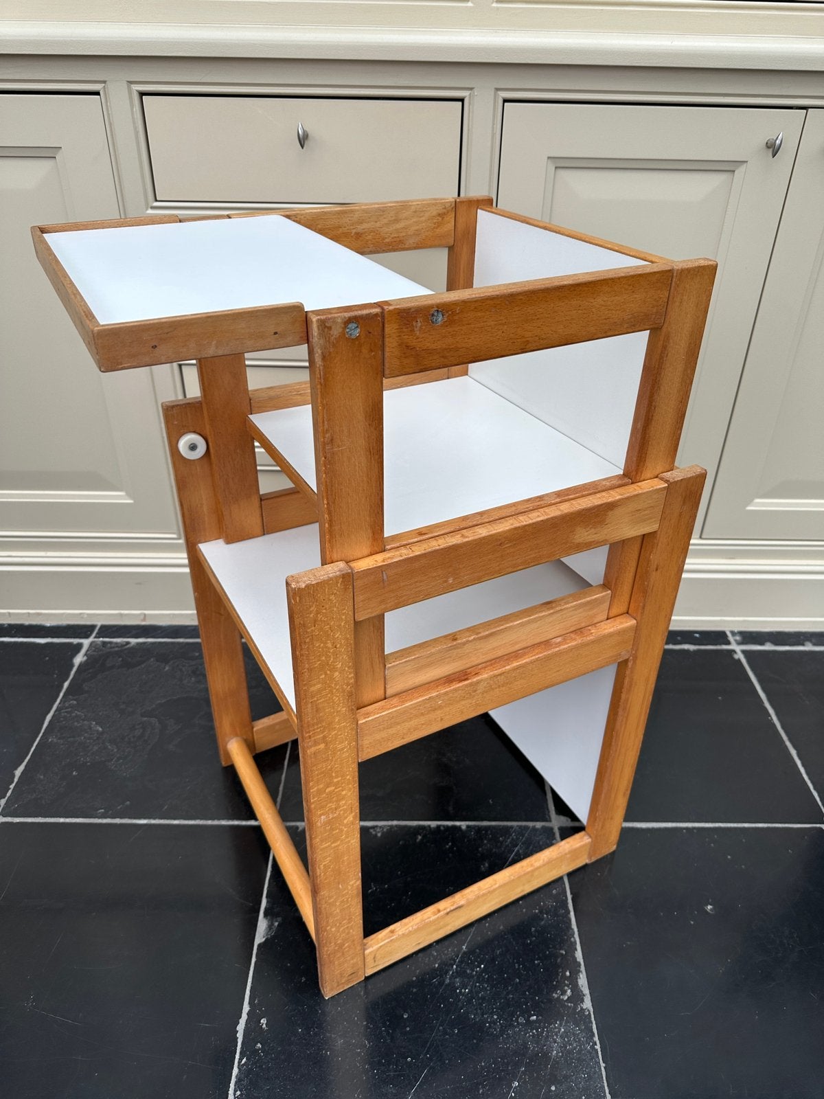 Vintage multifunctioneel kinderstoeltje/tafeltje–retro, Kinderen en Baby's, Ophalen, Gebruikt