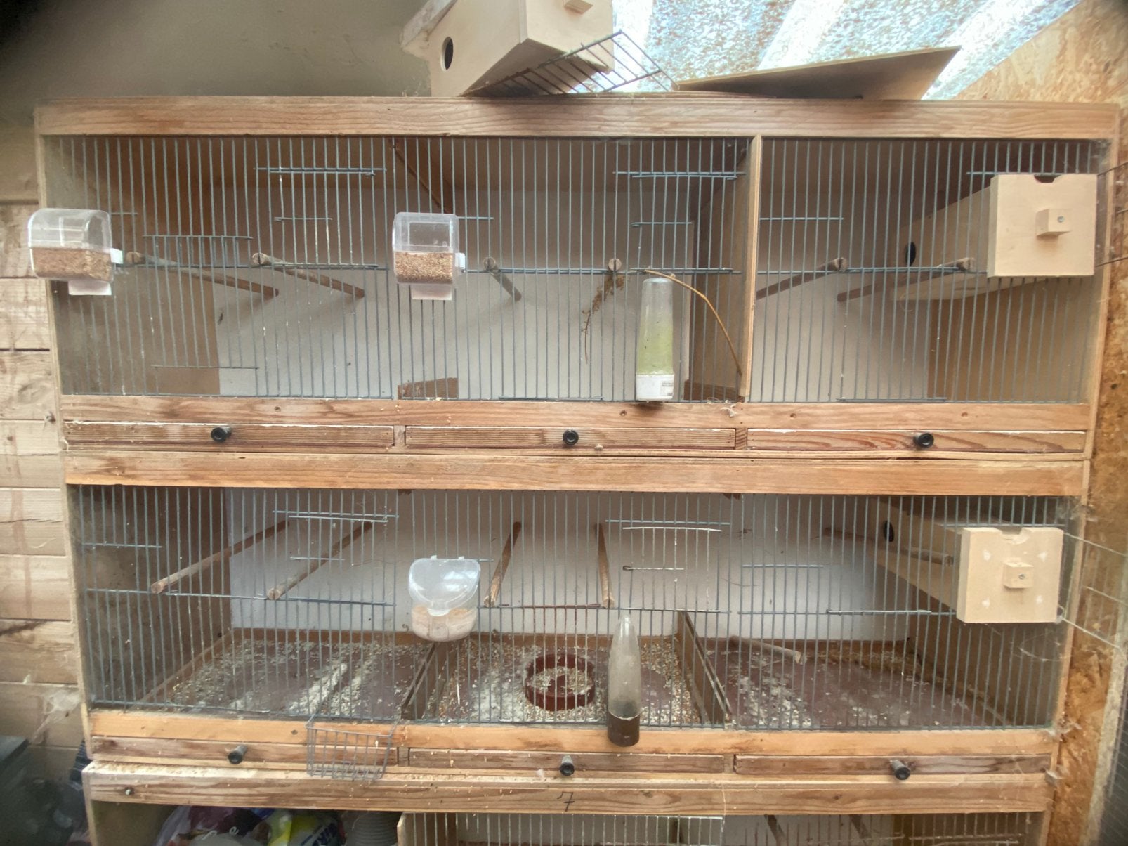 Ruibakken vogels, Ophalen, Gebruikt, Hout, Broedkooi of Kweekkooi