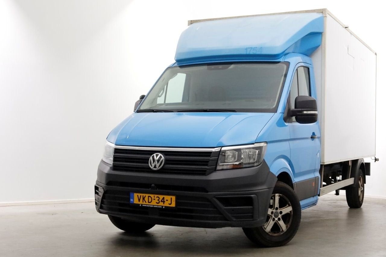 Volkswagen Crafter 35 2.0 TDI E6 Bakwagen met achterdeuren 2, Auto's, Blauw, Bedrijf, ABS, 277 g/km