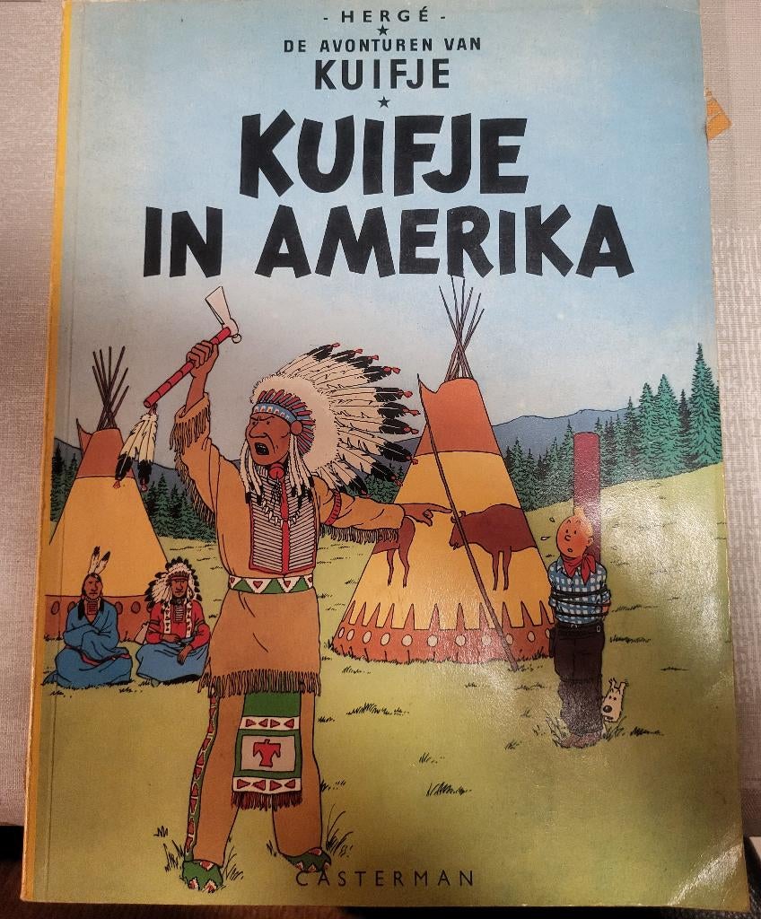 Kuifje in amerika, Eén stripboek, Herge, Ophalen, Gelezen