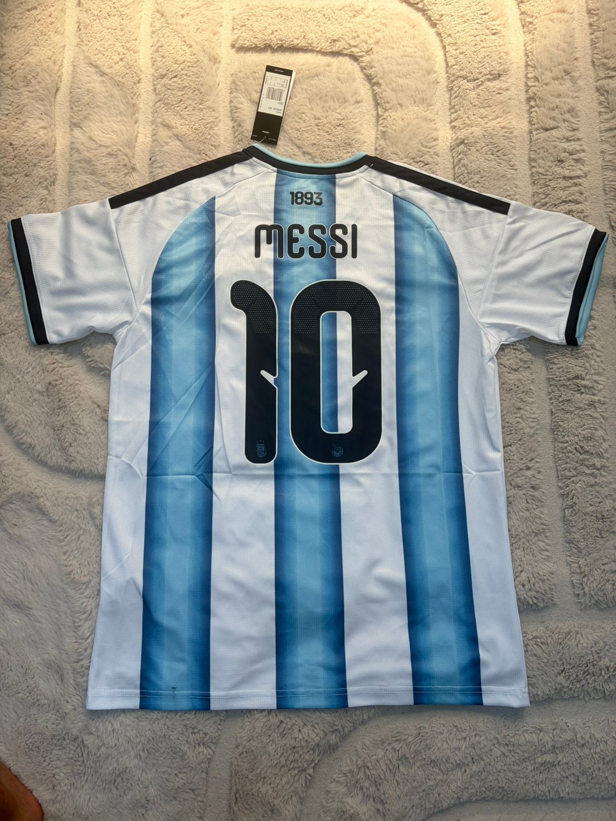 Messi-shirt, Maat L, Ophalen of Verzenden, Zo goed als nieuw, Shirt