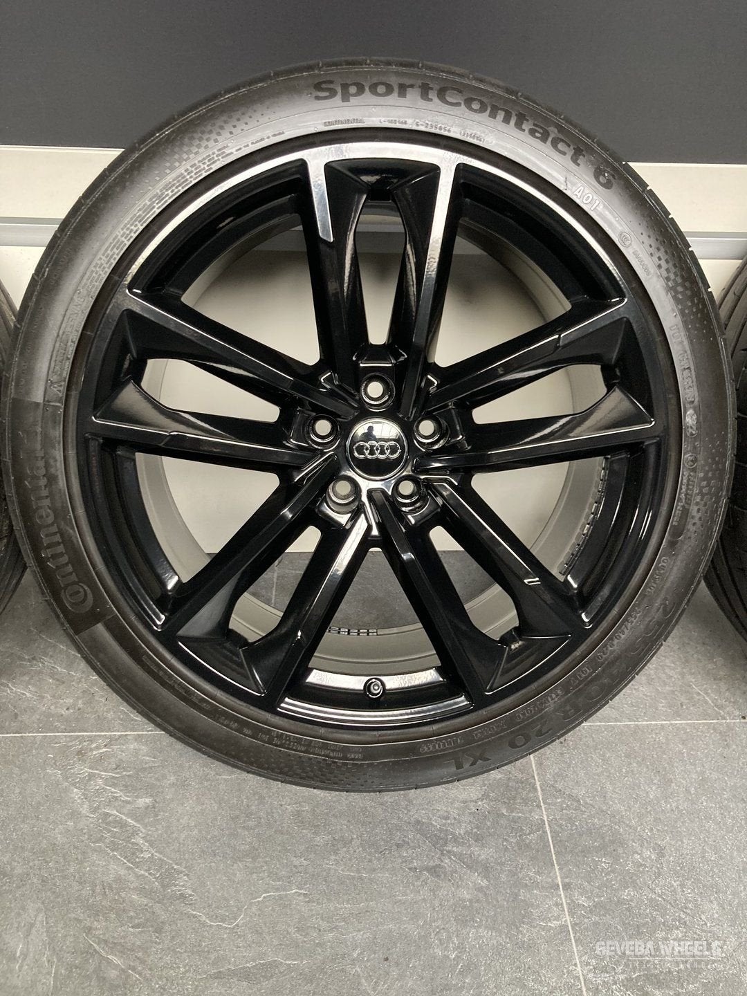 20” originele Audi A7 / S7 4K velgen + banden 5x112 4K8 601, Autos : Pièces & Accessoires, Pneus & Jantes, Pneus et Jantes, 255 mm