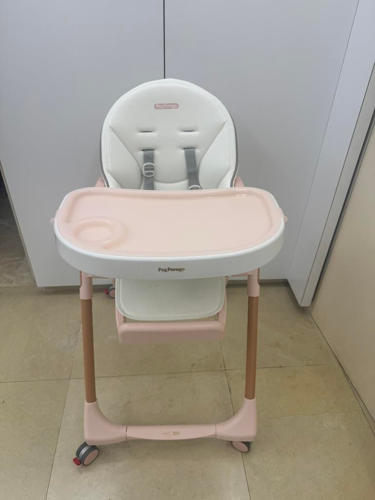 Peg Perego Prima Pappa Follow Me kinderstoel, Ophalen, Gebruikt, Hangstoel, Gordel(s)