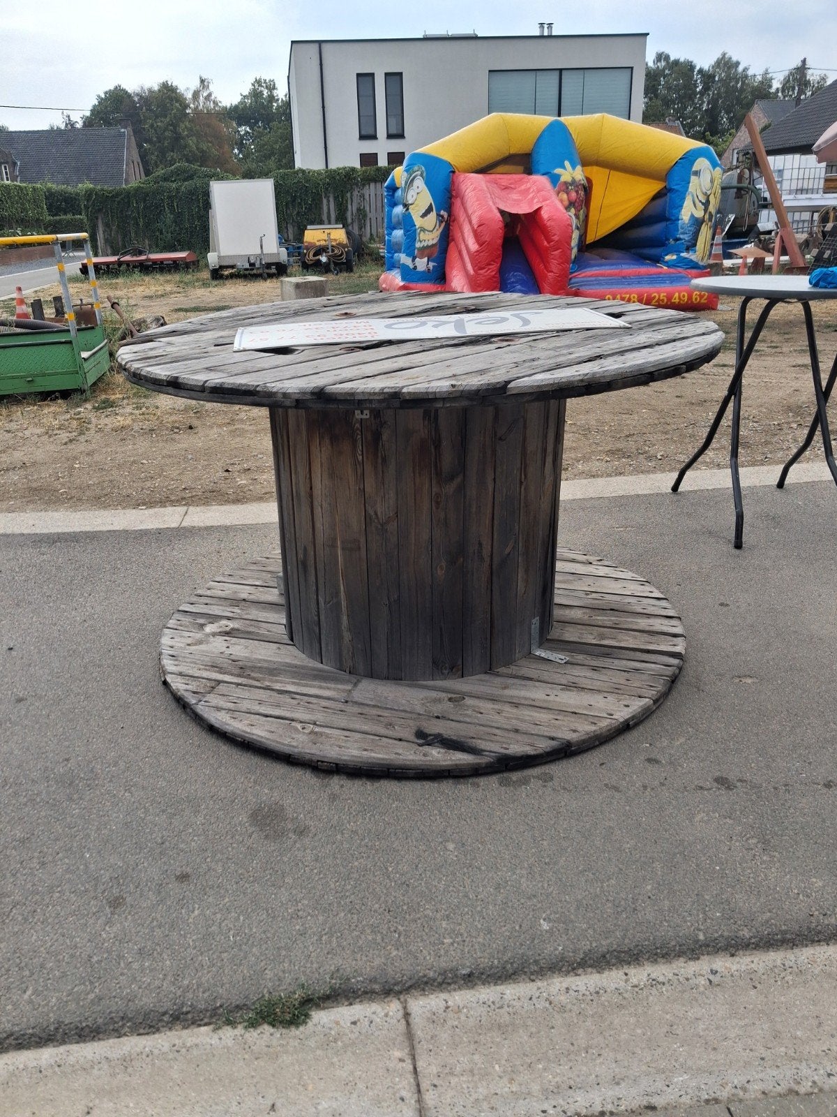 houten bobijn met gebruik schade 1.9m doorsnede, Enlèvement