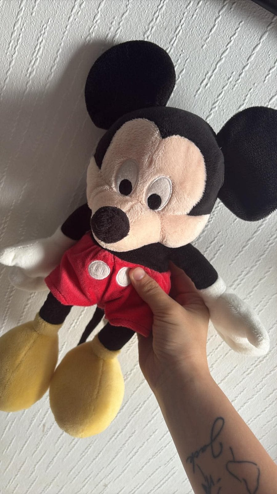 Knuffel mickey mouse, Verzamelen, Ophalen, Mickey Mouse, Zo goed als nieuw, Knuffel
