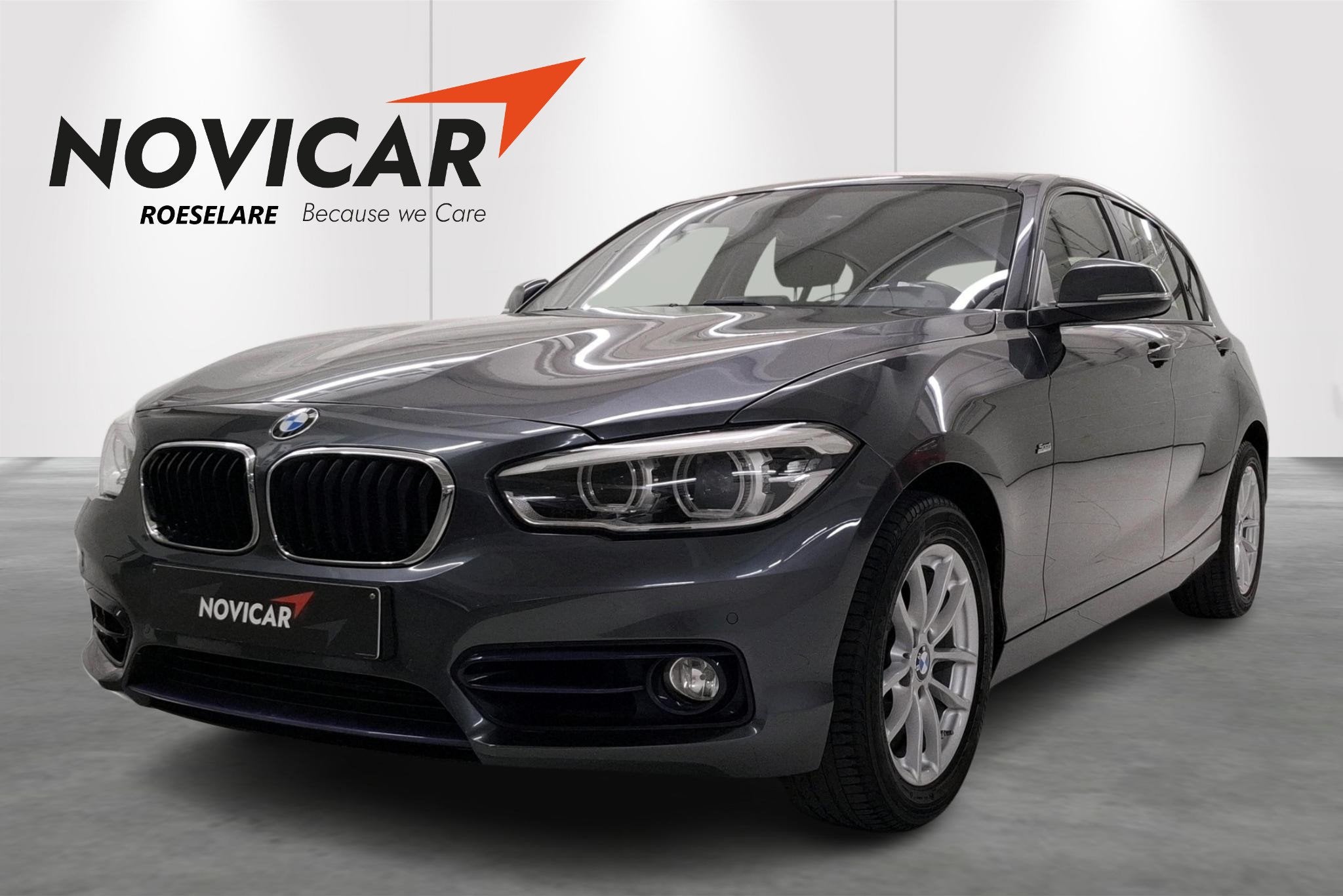 BMW 1-serie 118d (110 kW) AUTOMAAT (automatique), Autos, Argent ou Gris, 5 portes, Automatique, Tissu