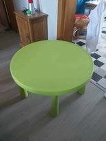 tafel met stoelen, Ophalen