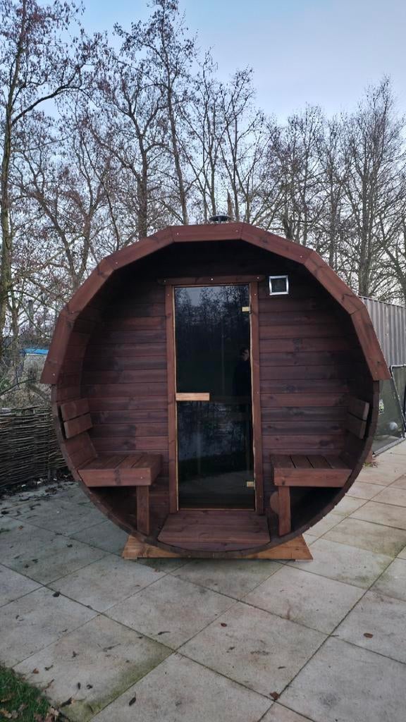 2,5M Barrel Sauna Gratis Levering en Plaatsing, Ophalen of Verzenden