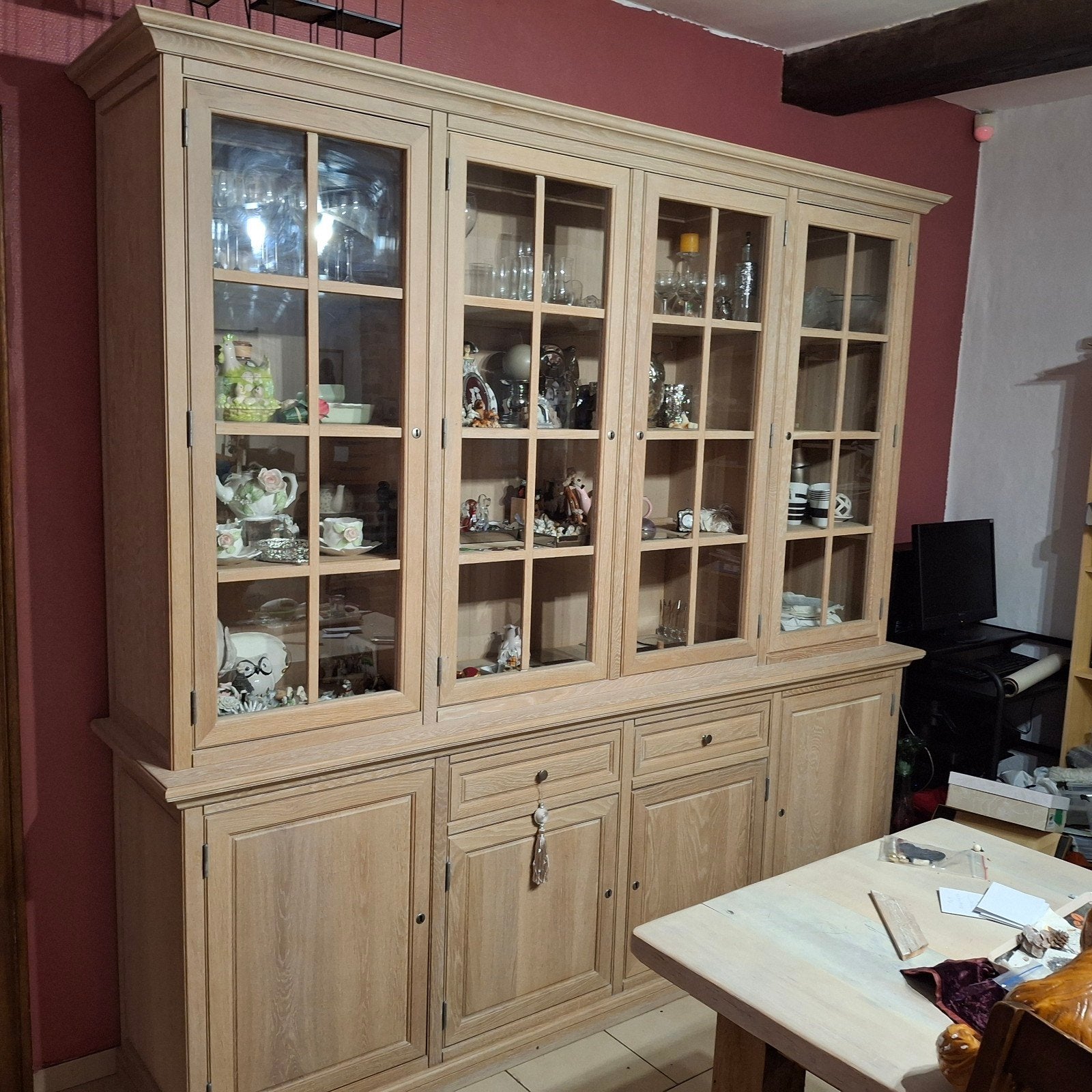 vitrine sur buffet, Maison & Meubles, Enlèvement