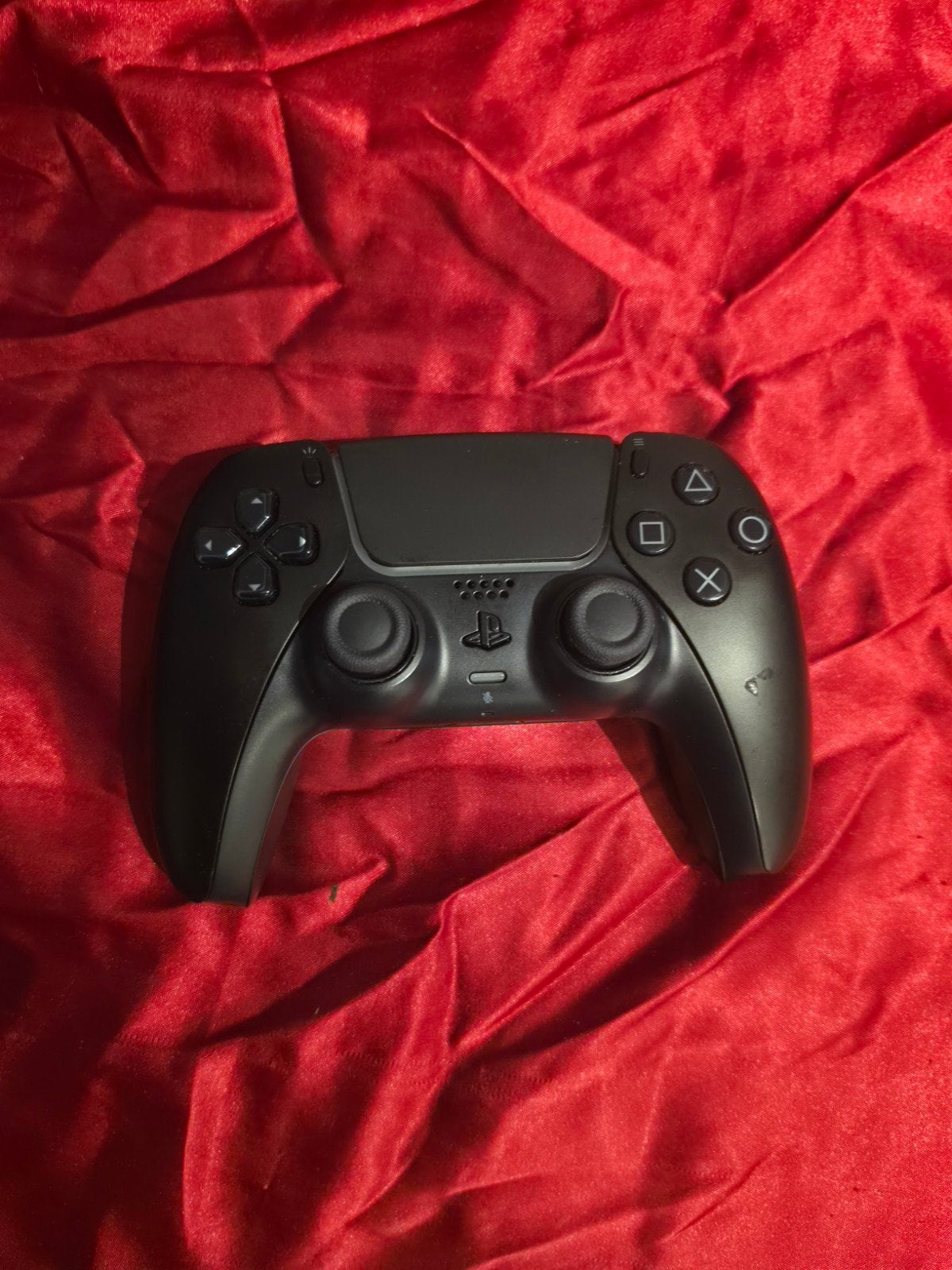PS5 DualSense zwarte controller — TMR anti-drift-joysticks, PlayStation 5, Ophalen of Verzenden, Zo goed als nieuw, Controller