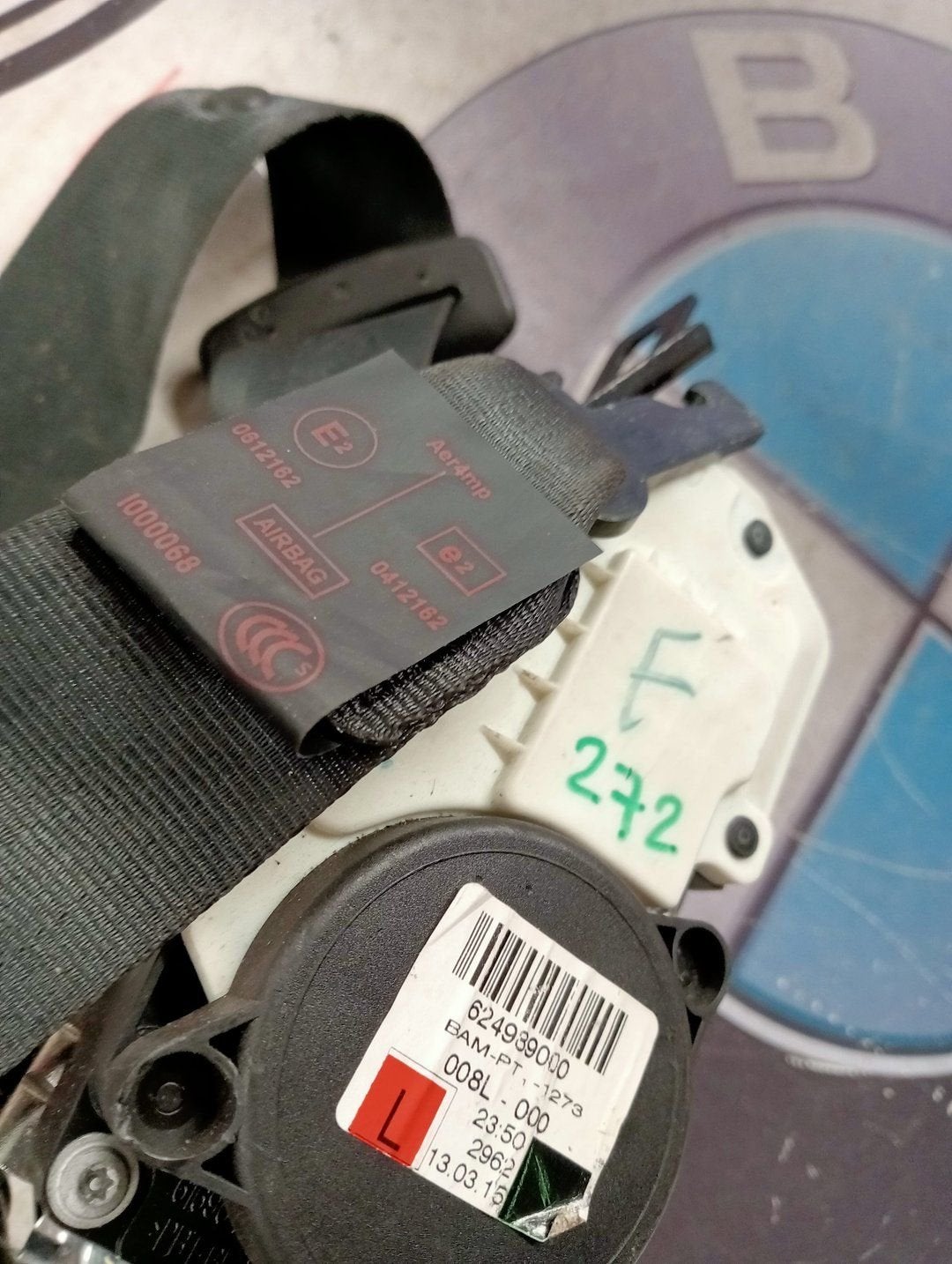 CITROEN C4 PICASSO MK2 2013 FRONT SEAT BELT LEFT PASSENGER S, -, Utilisé, -, -