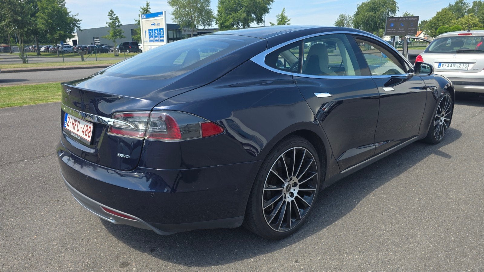 La Tesla Model S la plus large de 21 pouces avec de bons pne, Enlèvement, 21 pouces, Pneus et Jantes