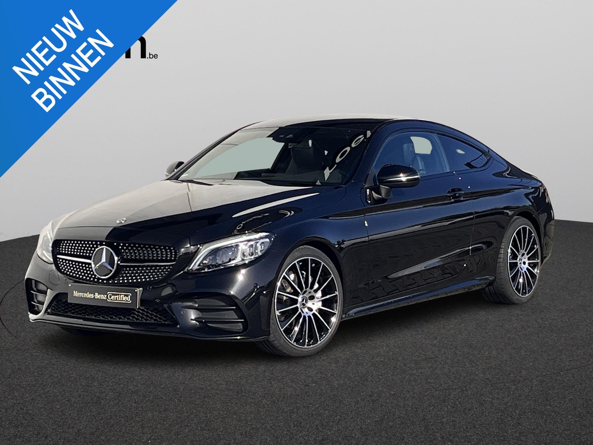 Mercedes-Benz C-Klasse Coupé 180 AMG pack, Automaat, 4 zetels, 4 cilinders, Zwart