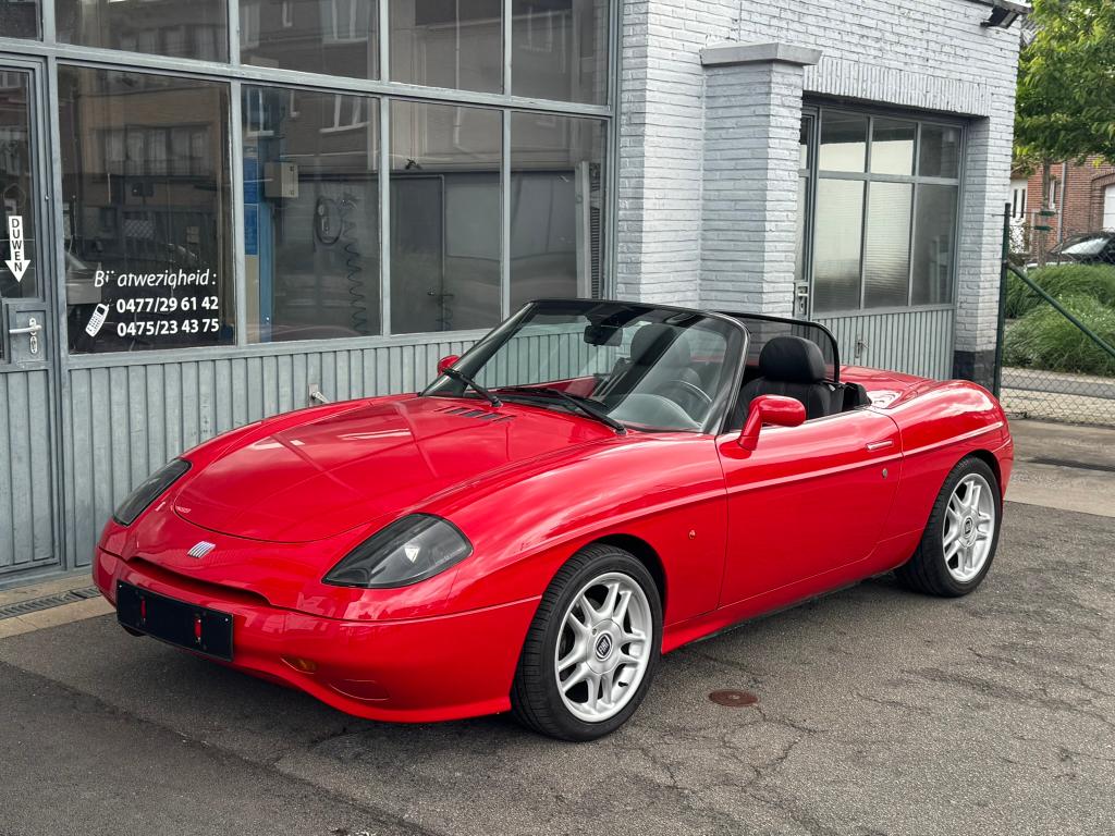 fiat barchetta 1.7i 164 Barchetta  +30 jaar oldtimer  leer, Zwart, 4 cilinders, Cabriolet, Leder