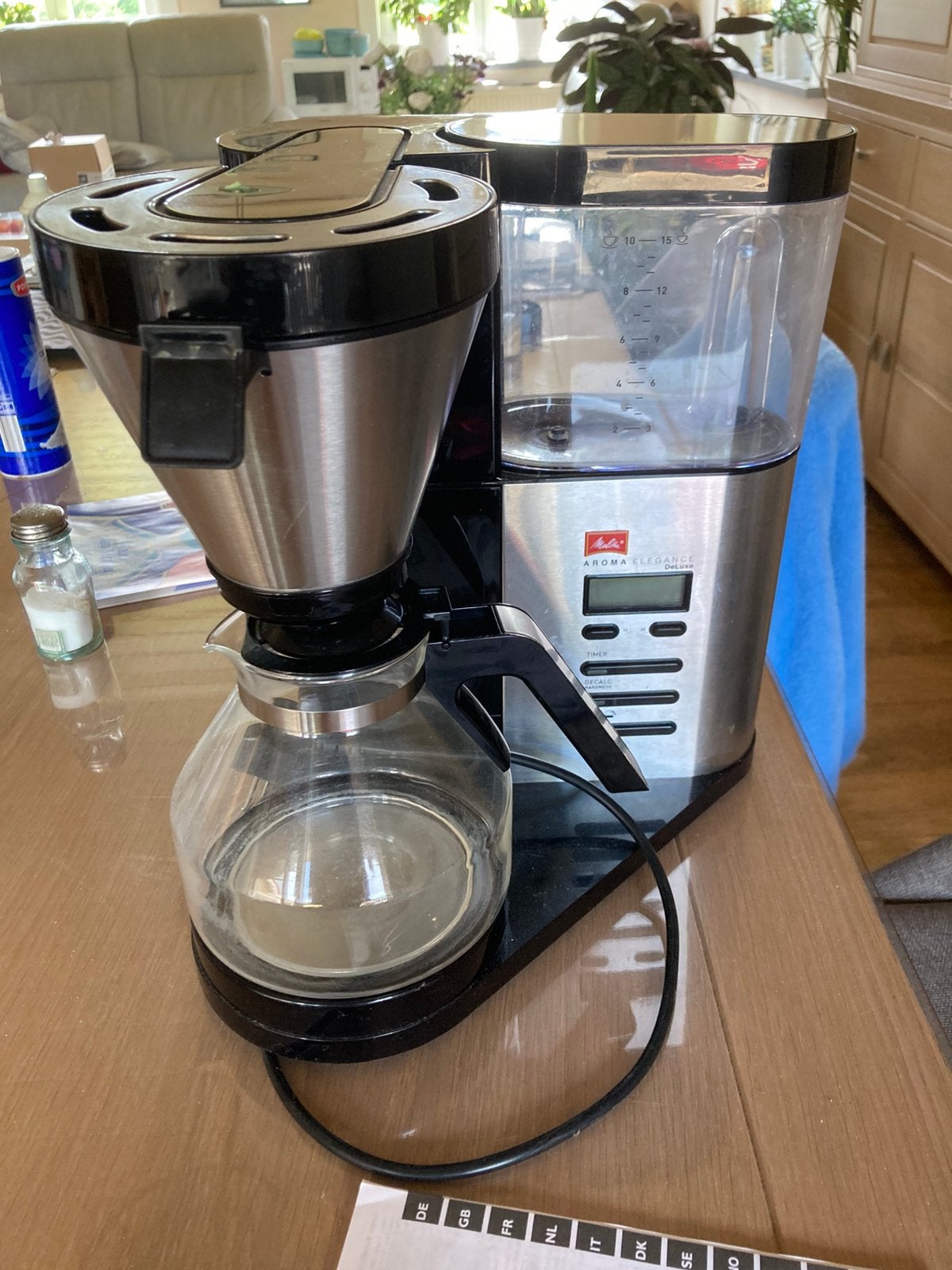 Melitta aromaelegance deluxe, Electroménager, Cafetières, Enlèvement, Comme neuf