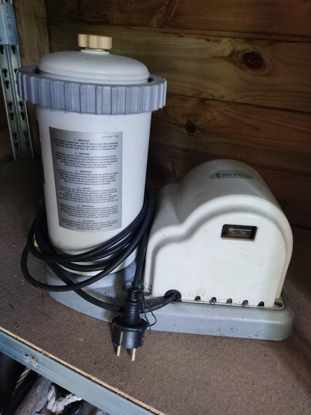 Intex filterpomp voor kleine zwembaden, Ophalen, Gebruikt, Filter