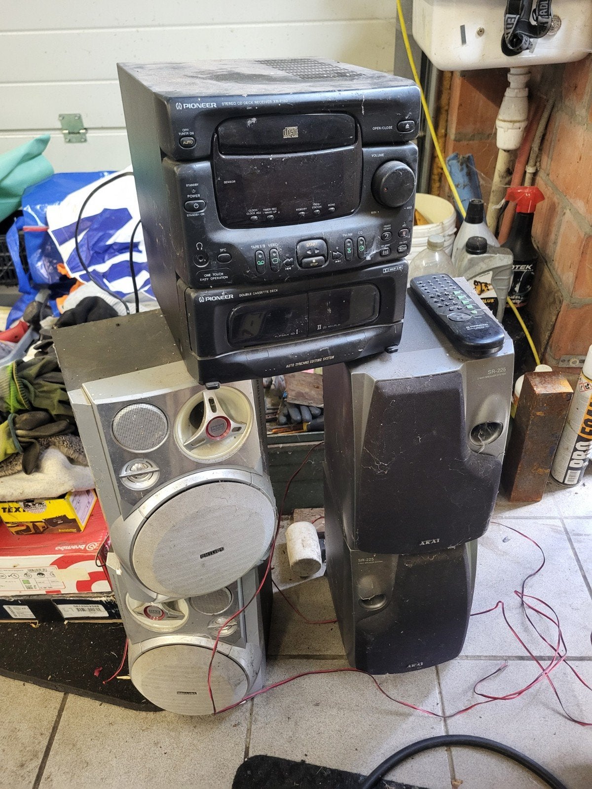 werkende oude stereo installatie, Audio, Tv en Foto, Ophalen of Verzenden, Gebruikt