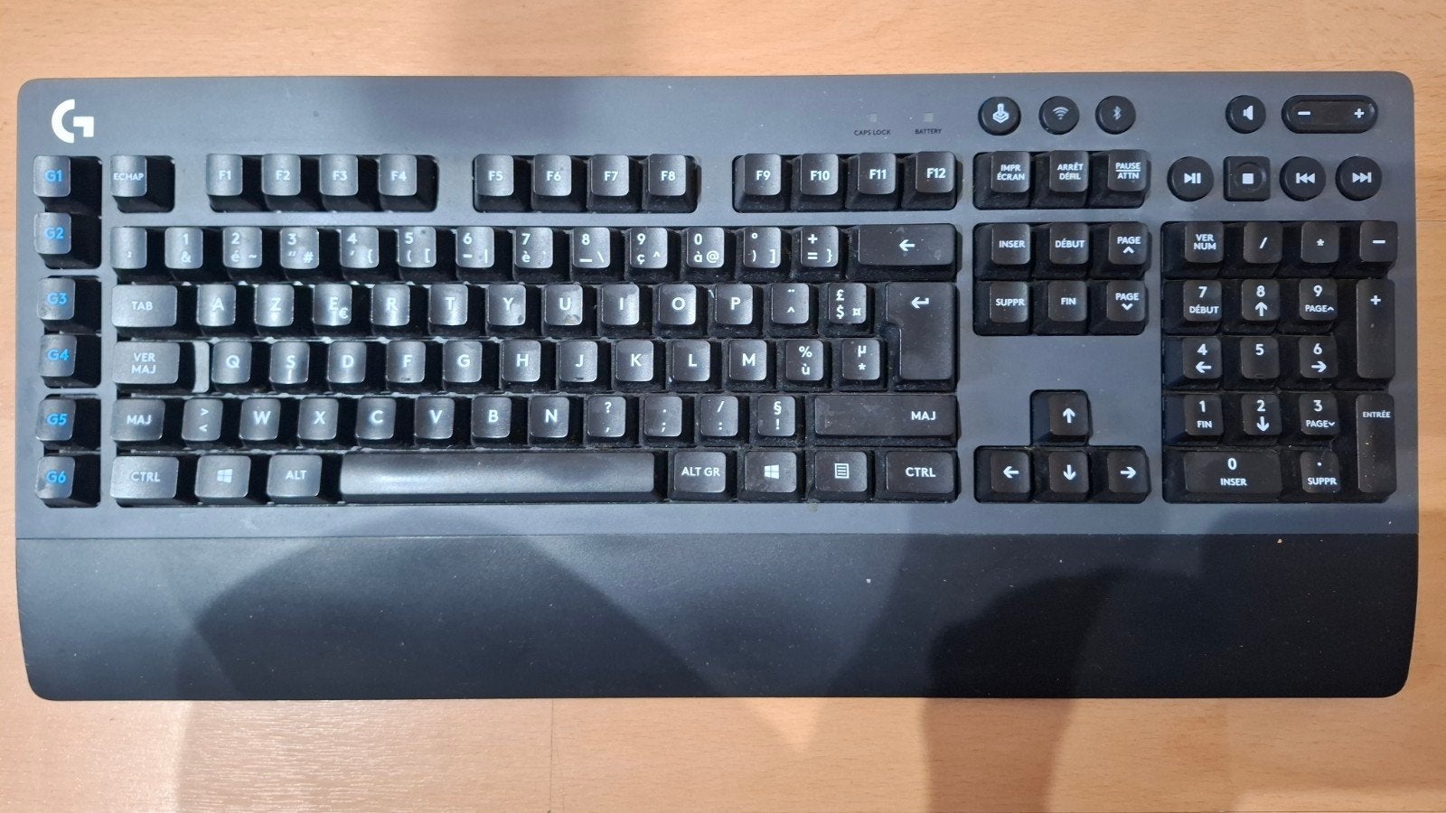 Logitech G613 gaming-toetsenbord, Computers en Software, Ophalen of Verzenden, Azerty, Draadloos