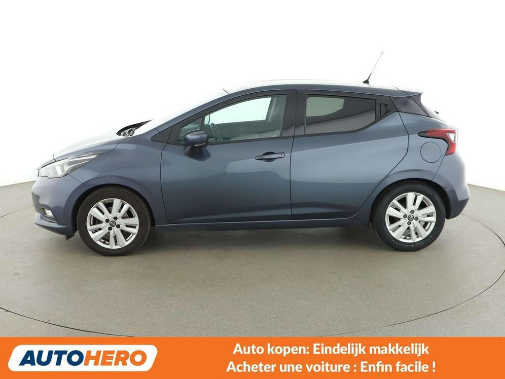 Nissan Micra 1.0 IG-T N-Connecta (bj 2020), Voorwielaandrijving, Stof, Gebruikt, https://public.car-pass.be/vhr/2ce2ab7d-f373-46c4-8266-0a1769921dbd