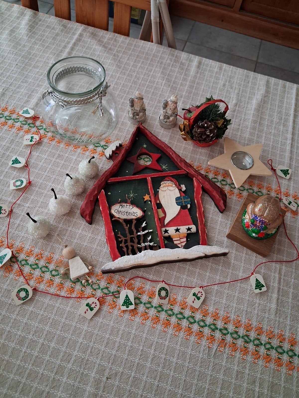 pakket kerst decoratie allerlei, Diversen, Ophalen of Verzenden