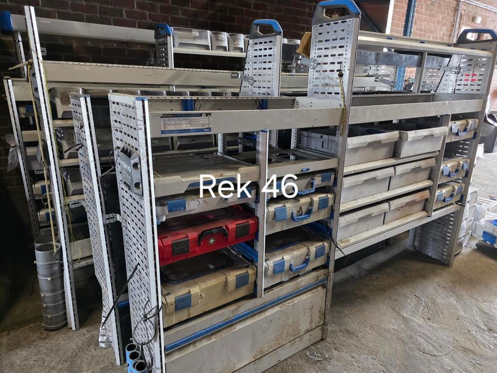 Sortimo Globelyst camionette inrichting verschillende module, Ophalen