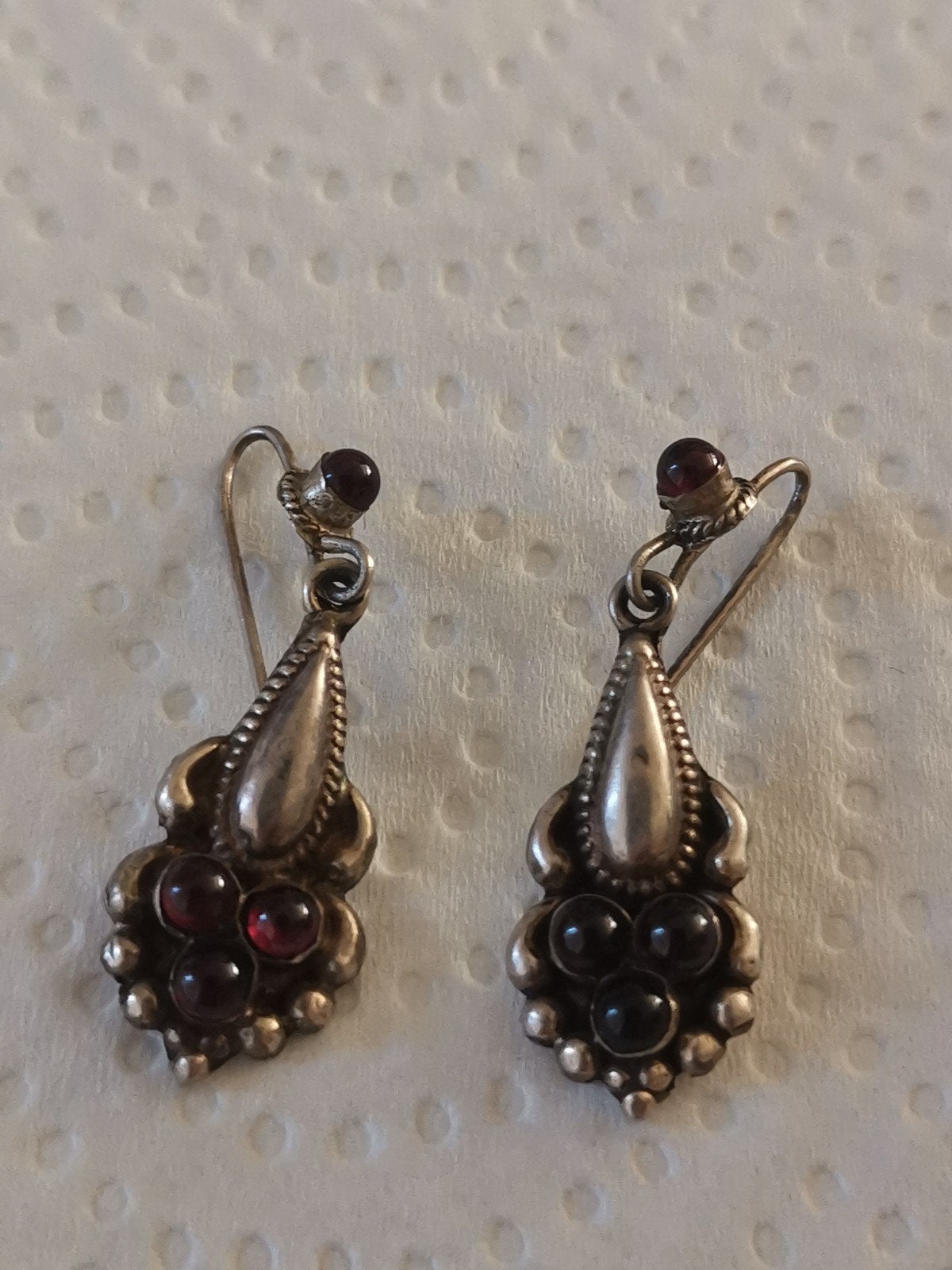 Wijnoogst, Handtassen en Accessoires, Oorbellen, Ophalen, Zilver, Zilver