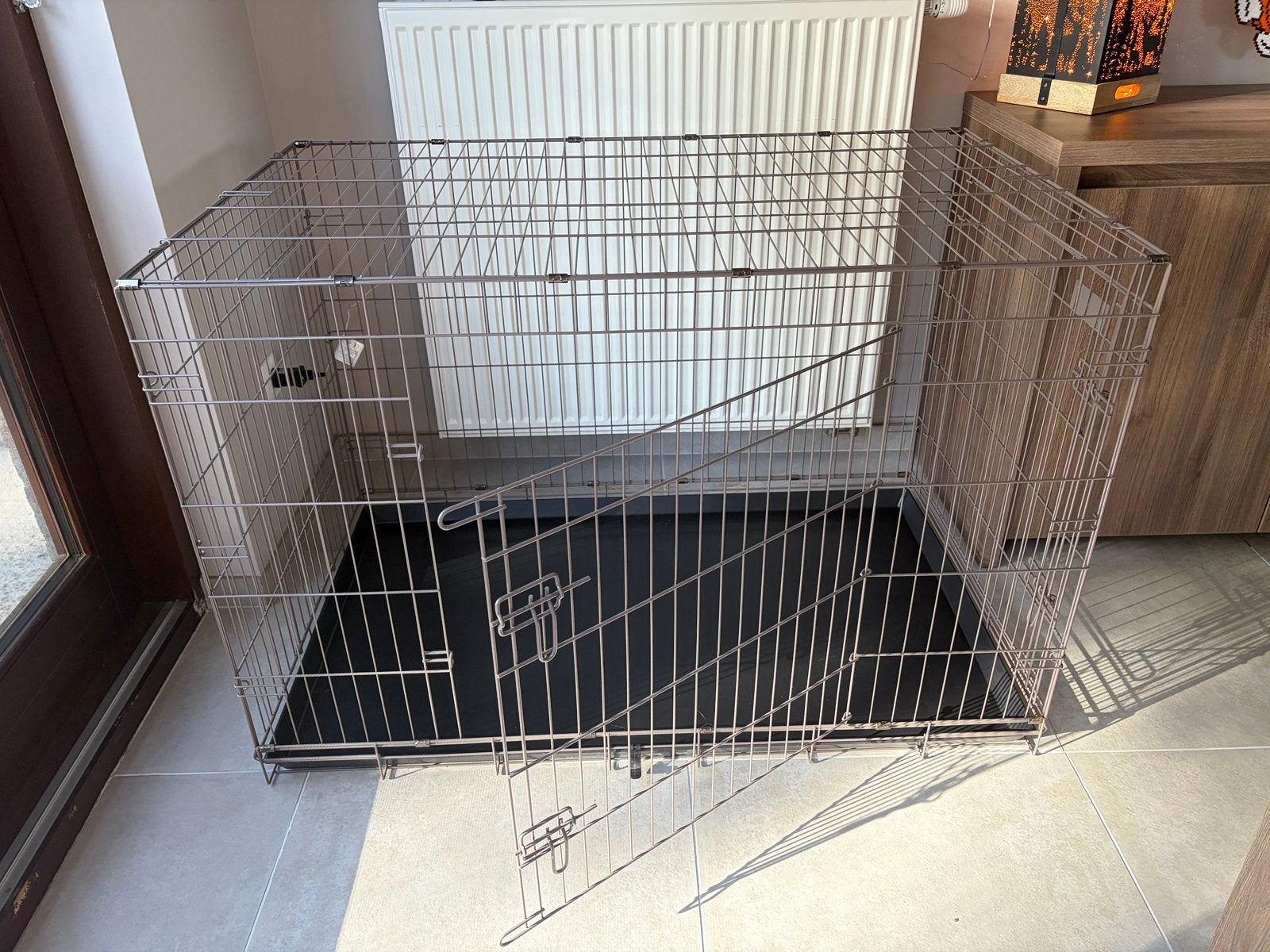 Hondenbench groot, Animaux & Accessoires, Enlèvement, Utilisé, Niche à chien