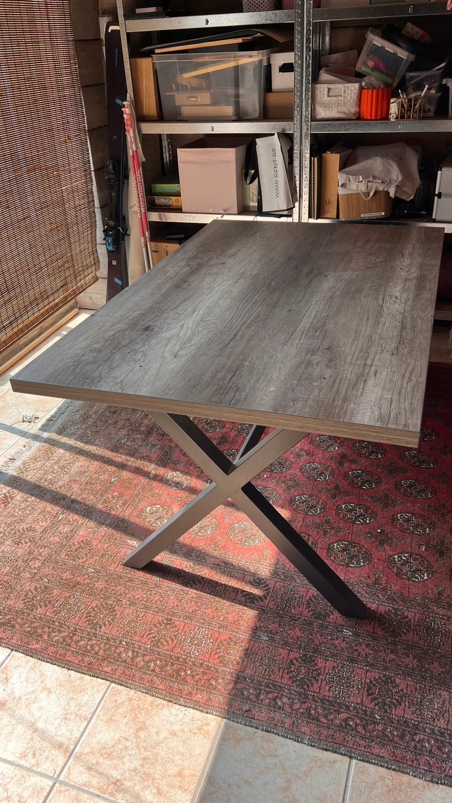 Tafel 140 x 90, Huis en Inrichting, Tafels | Eettafels, Ophalen, Zo goed als nieuw