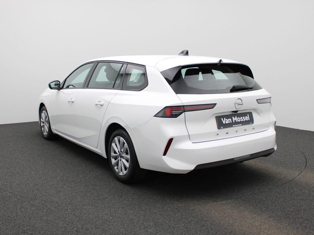 Opel Astra Sports Tourer 1.2 Turbo CAMERA | CARPLAY | LED, Auto's, Stof, Gebruikt, Wit, 5 deurs