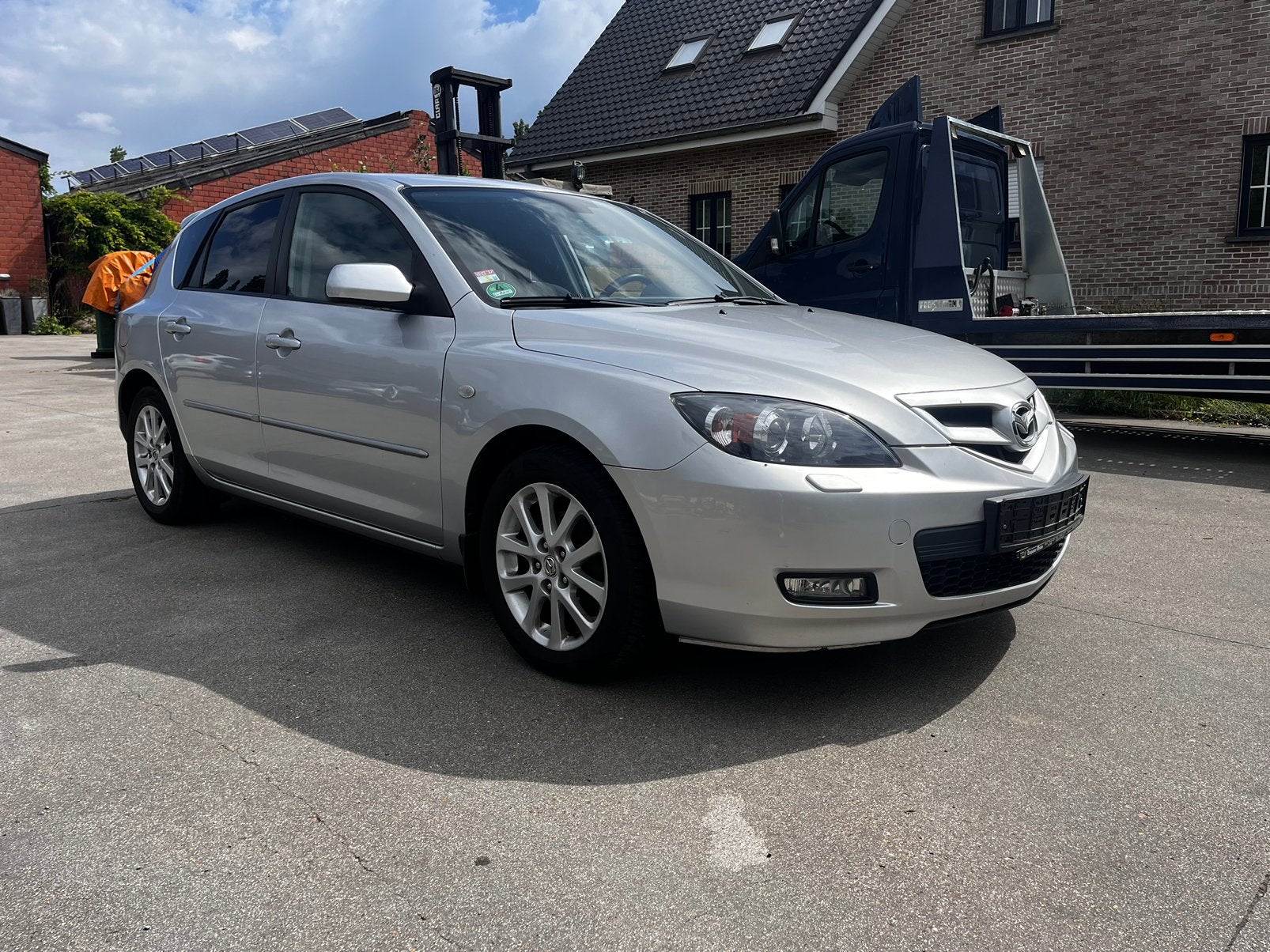MAZDA 3 1.6 BENZINE VAN 2010 MET 90DKM XENON NIUWE STAAT, Autos, Argent ou Gris, Achat, Entreprise, Boîte manuelle