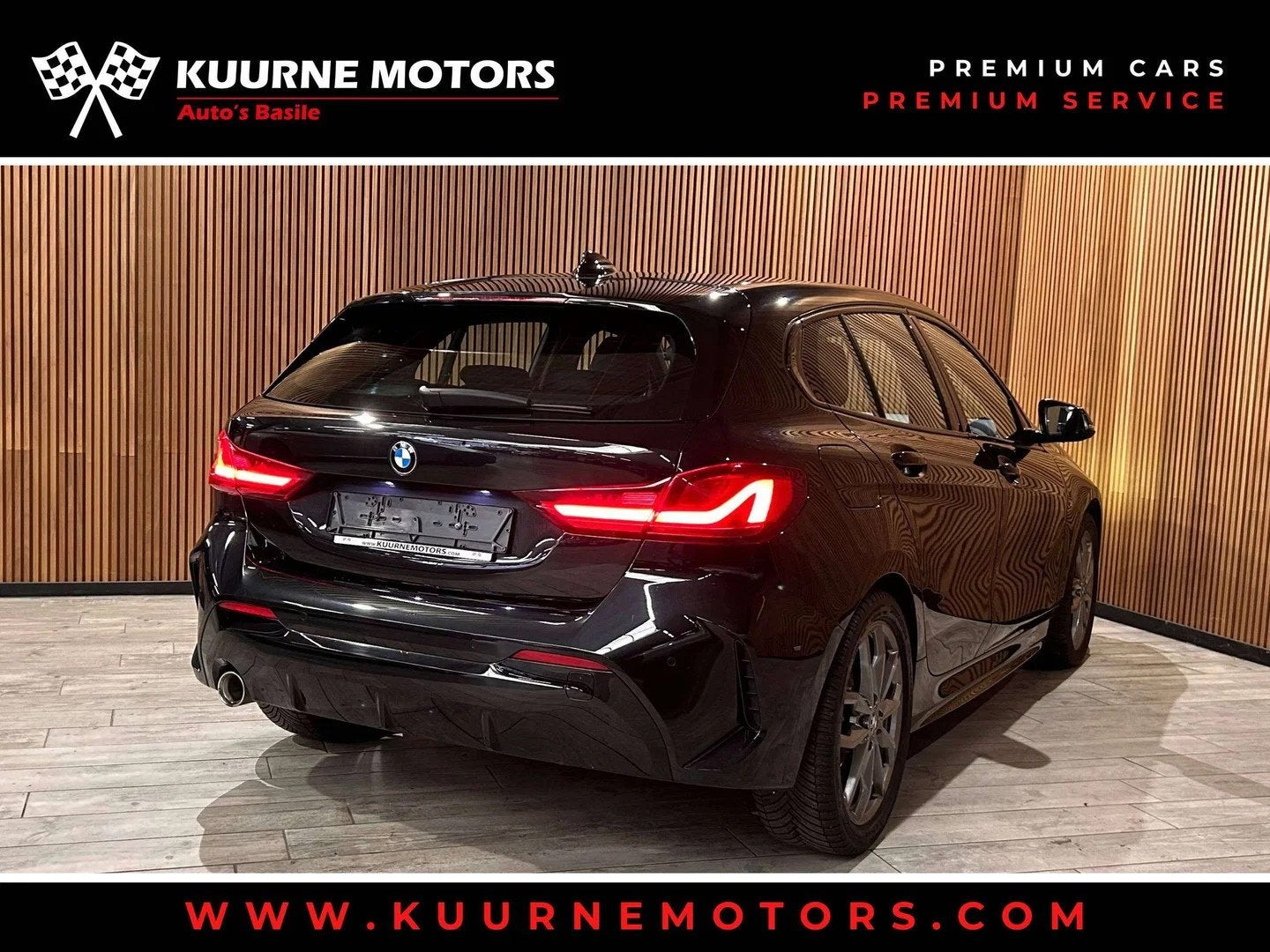 BMW 1 Serie 116 d M Pack Alu18"/Led/Leder/Gps/Pdc/Carplay *1, Auto's, 1 Reeks, Gebruikt, 116 pk, Zwart