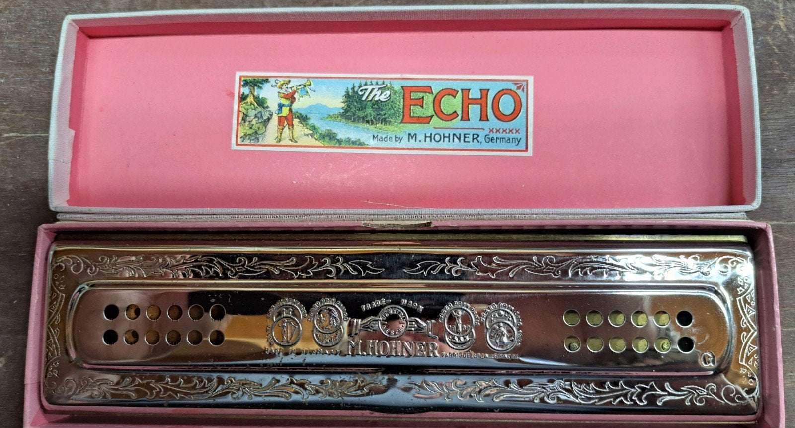 Harmonica THE ECHO By M. Hohner, Musique & Instruments, Enlèvement ou Envoi