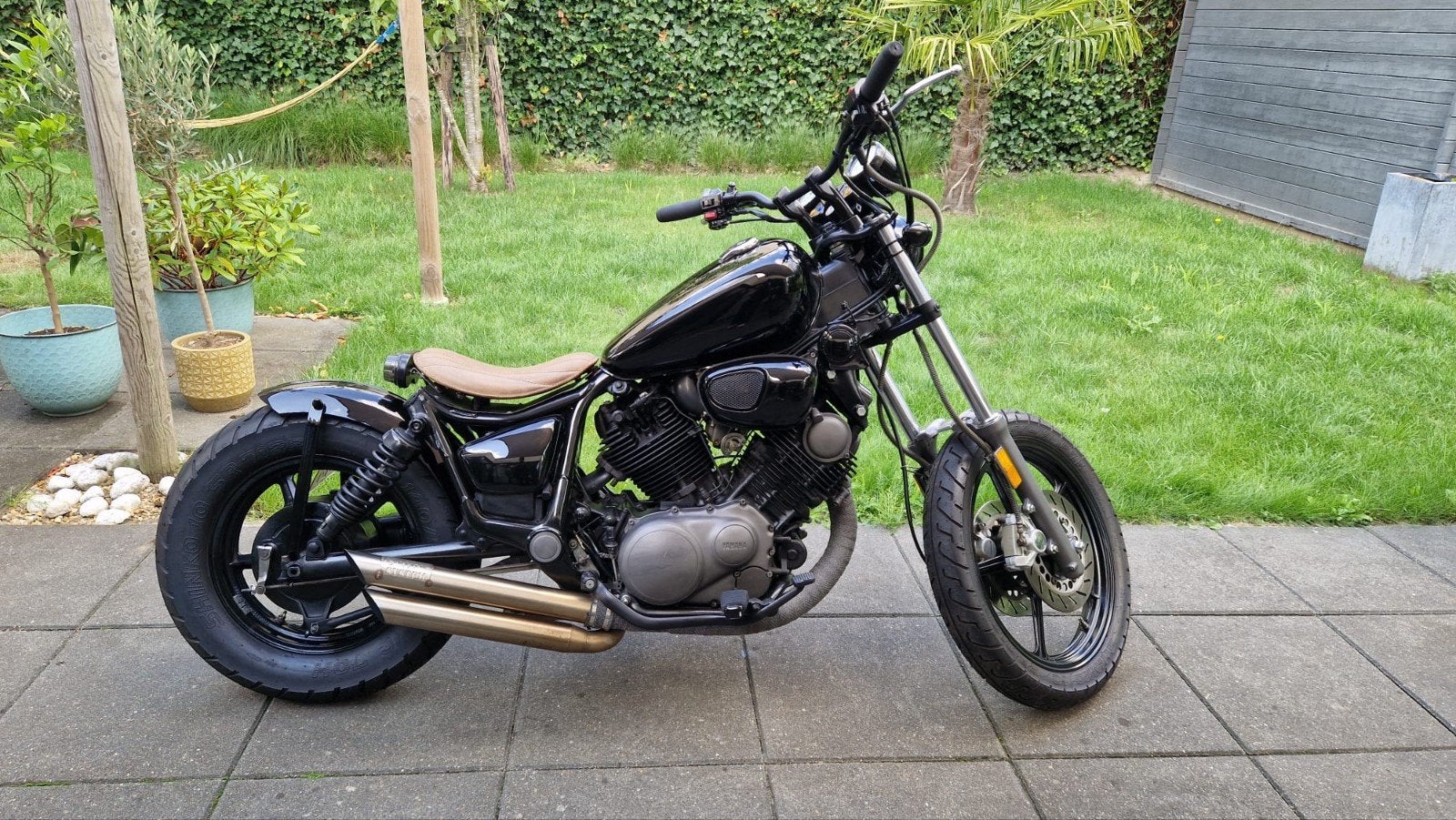 Yamaha Virago XV 750 bobber/ cafe racer- Uniek Geluid!, Ophalen, Gebruikt
