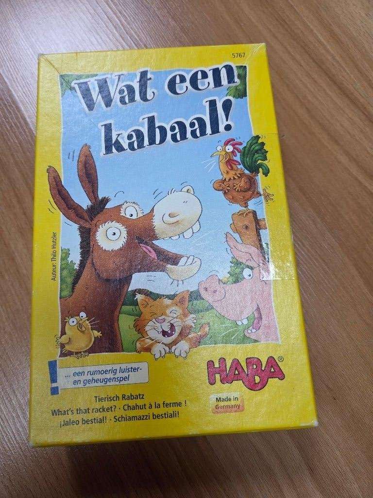 Wat een kabaal! - Haba kindergezelschapsspel, Hobby en Vrije tijd, Een of twee spelers, Ophalen, Zo goed als nieuw, Haba