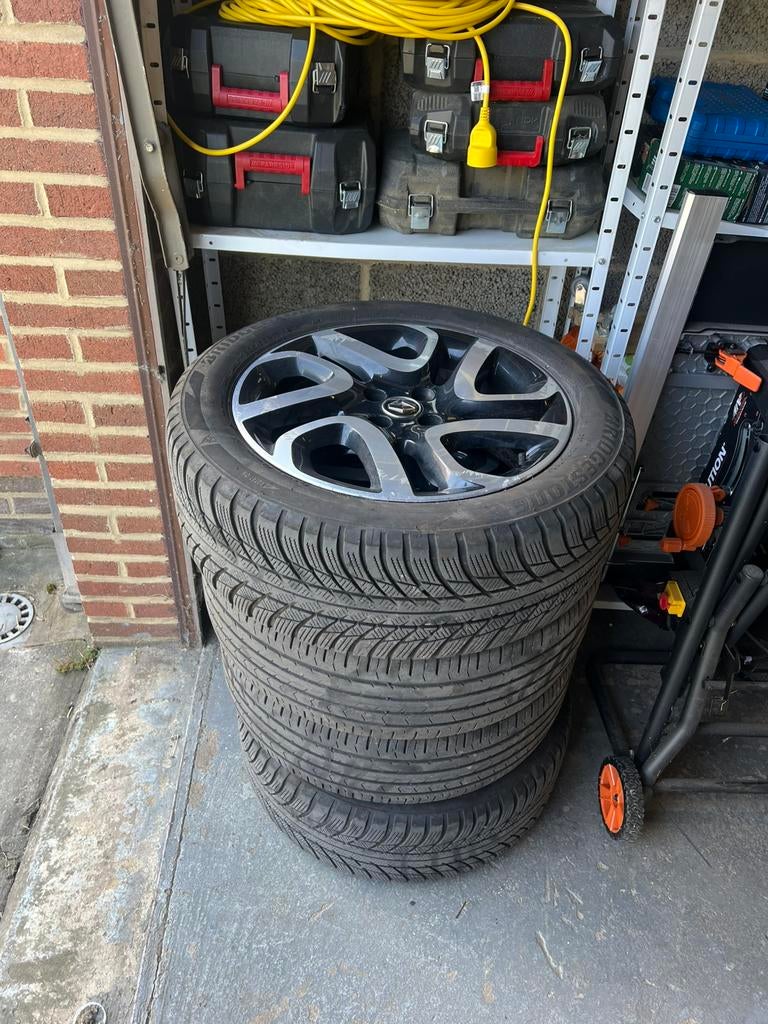 4 jantes Renault Captur 17” d’origine + pneus 205/55 R17, Ophalen, Gebruikt