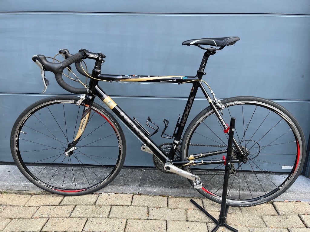 Koga Flyer racefiets Shimano Tiagra 56cm frame, Fietsen en Brommers, Ophalen, 28 inch, Gebruikt, Aluminium