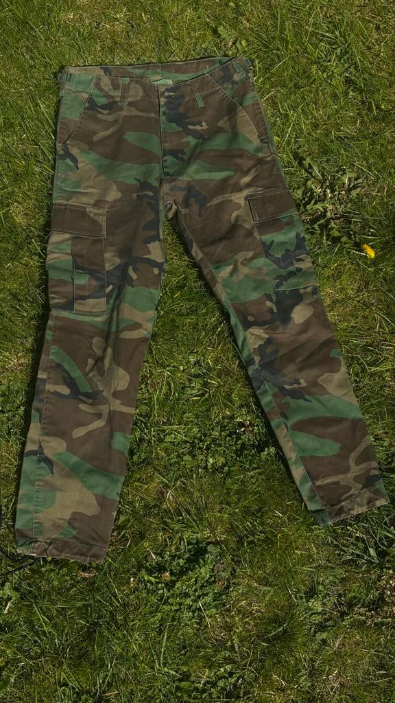 pantalon BDU M81 woodland, Ophalen of Verzenden, Zo goed als nieuw, Maat 52/54 (L), Overige kleuren