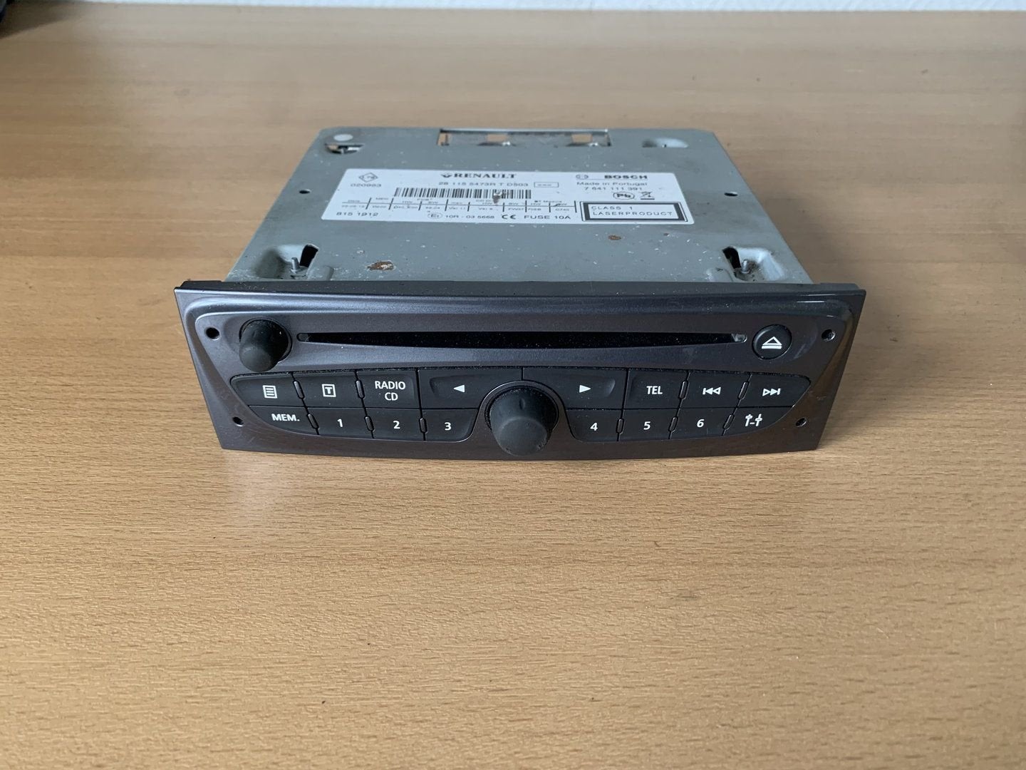 radio CD origineel renault clio 2005 tot 2014 281155473R, -, Utilisé, -, -