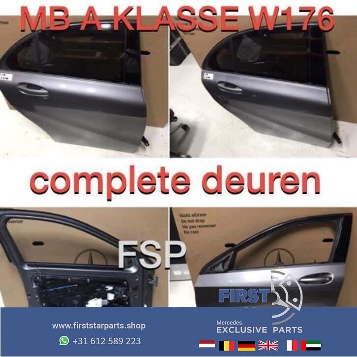 W176 deur rechts achter compleet Mercedes A Klasse 2012-2018, Auto-onderdelen, Gebruikt, -, Deur, Ophalen of Verzenden