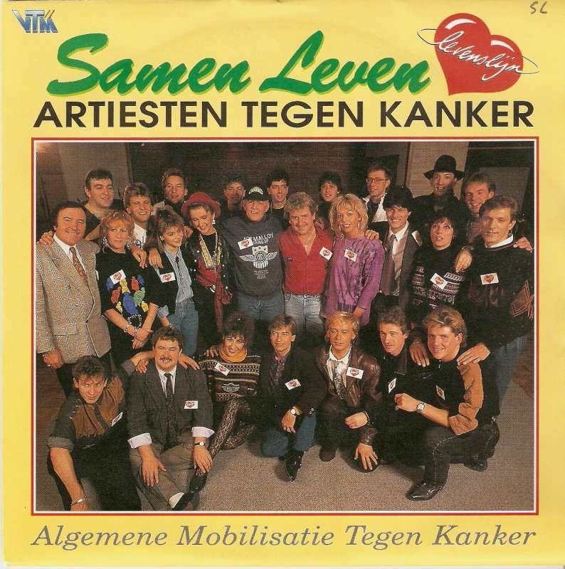 single Artiesten tegen Kanker - Samen leven (levenslijn), CD & DVD, Vinyles Singles, En néerlandais, Enlèvement ou Envoi, 7 inch