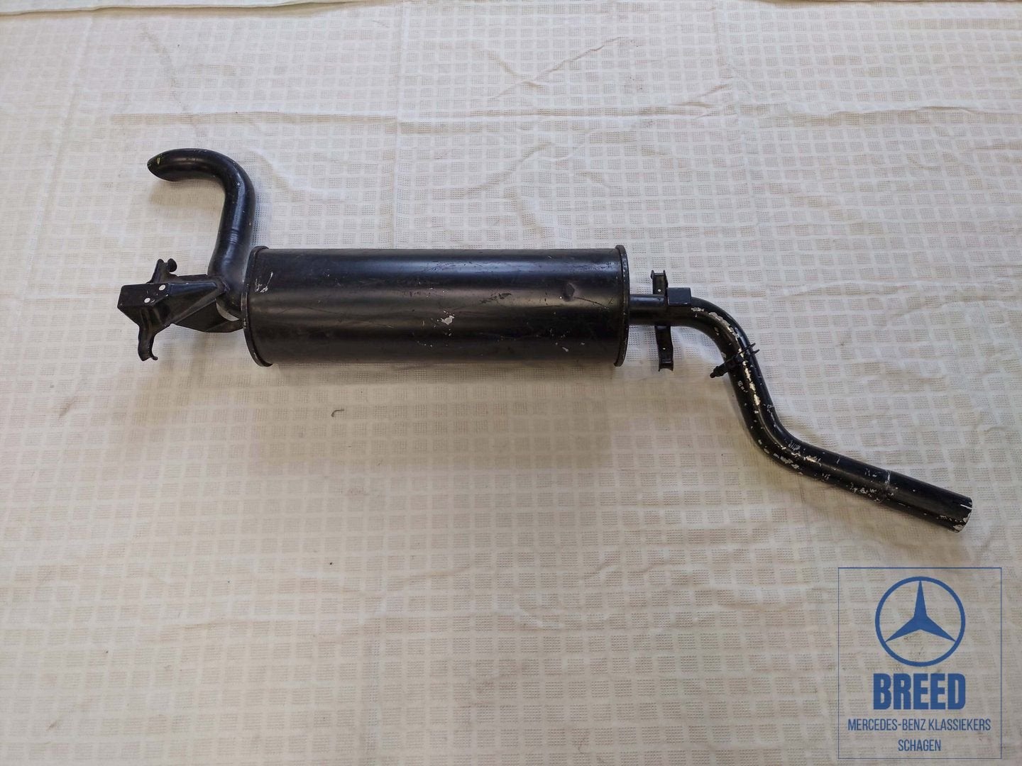 NOS Einddemper voor Mercedes W123 240TD 300TD, Autos : Pièces & Accessoires, Systèmes d'échappement, Neuf, -, -, Enlèvement ou Envoi