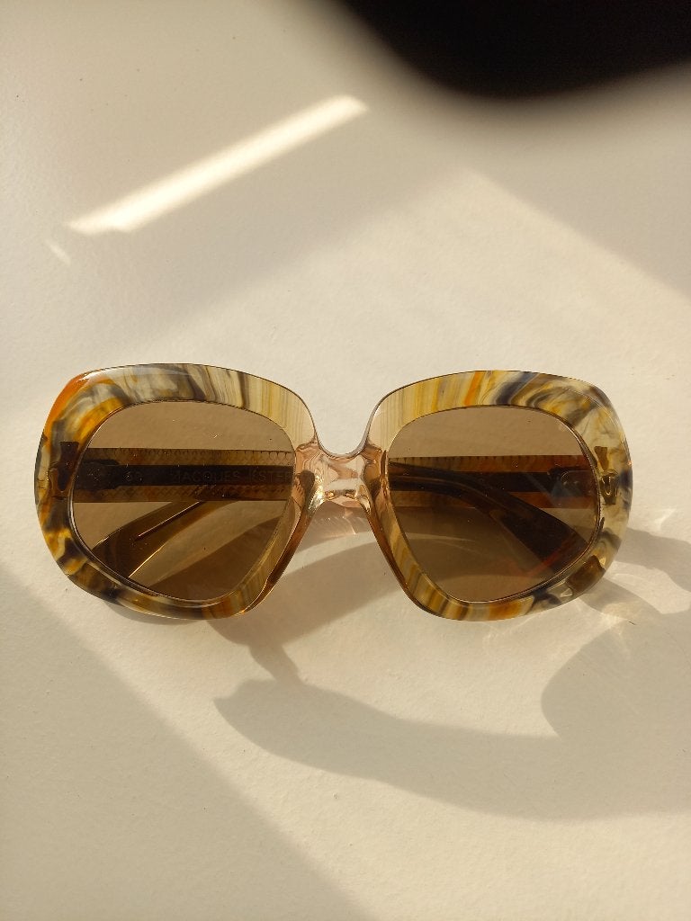 Vintage zonnebril Jacques Esterel, Handtassen en Accessoires, Ophalen, Zonnebril
