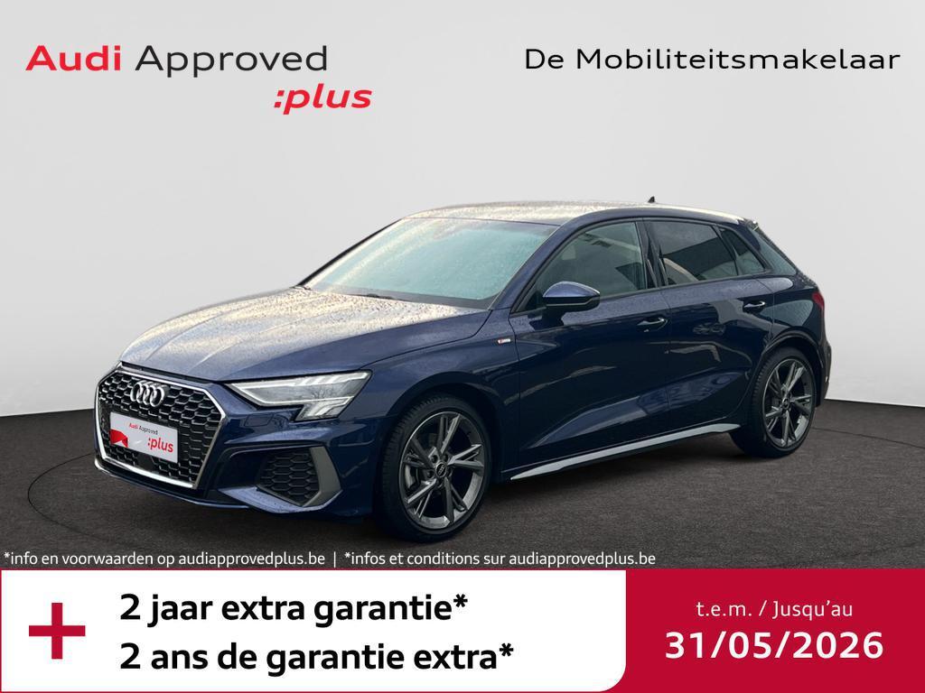 Audi A3 Sportback A3 Sportback 30 TFSI Sport Edition S troni, Auto's, Audi, Automaat, 124 g/km, Zilver of Grijs, https://public.car-pass.be/vhr/78805896-0e7d-4e11-9704-ba87ab1bb319