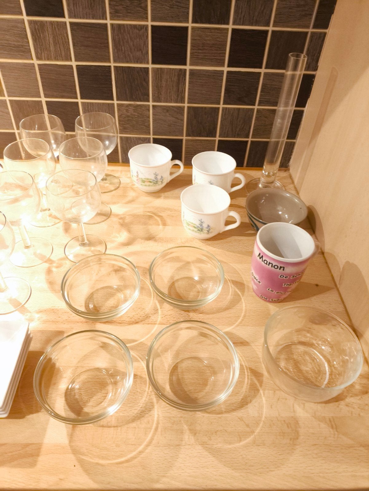 lot de verre pour brocante/collection, Enlèvement, Verre